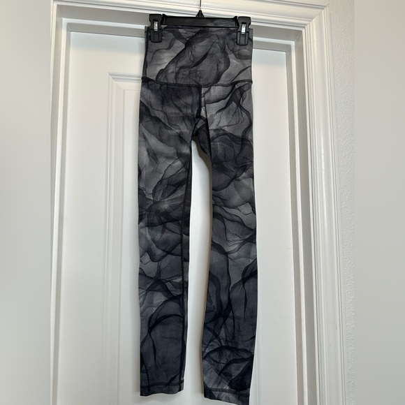 Lululemon Wunder Under Pant (Hi-Rise) Midnight Tulle Multi Black Sz 2‎ - Picture 4 of 11